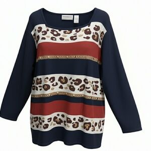 Alfred Dunner Woman Tunic Top, Size 1X, NWT